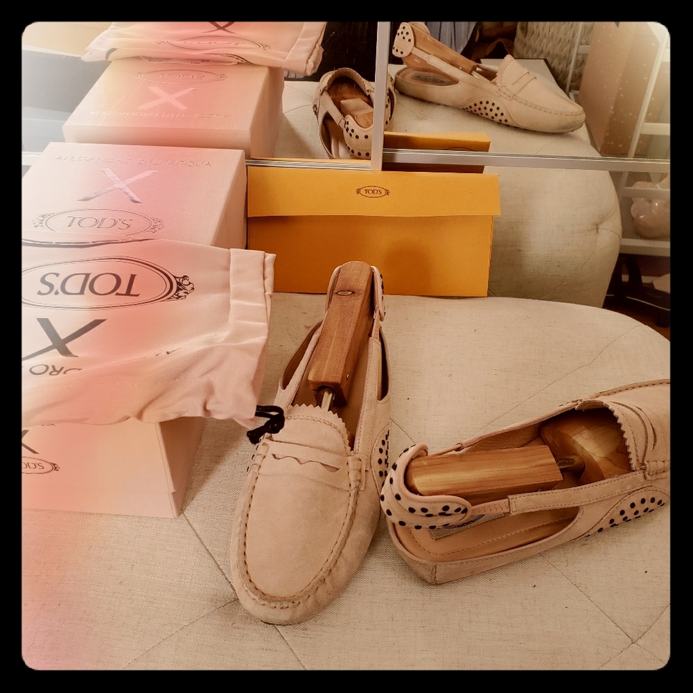 Tod's Sling back loafers